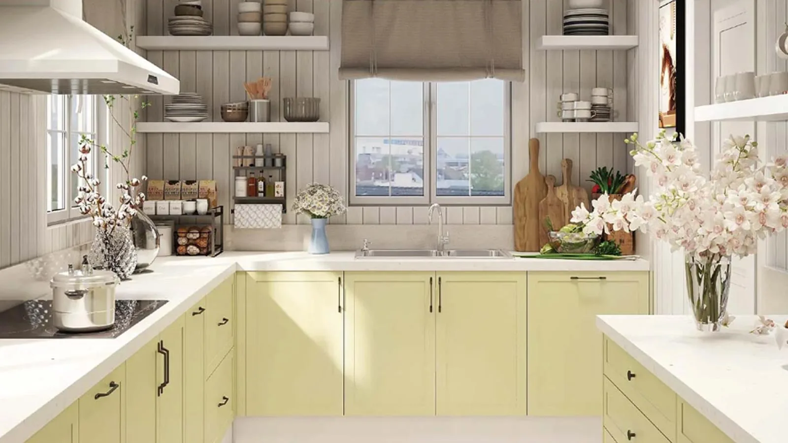 Tìm hiểu kính ốp tủ bếp là gì? Chọn mua kính ốp tủ bếp đẹp, chất lượng